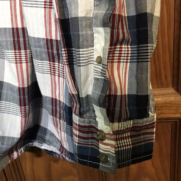 Red Head Brand Co. Western Shirt Men's 3XL Blue Red Plaid Button Up Long Sleeve - Picture 6 of 10